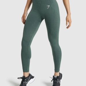 Gymshark Vital 2.0 Seamless High Rise Leggings Size Large Forest Green